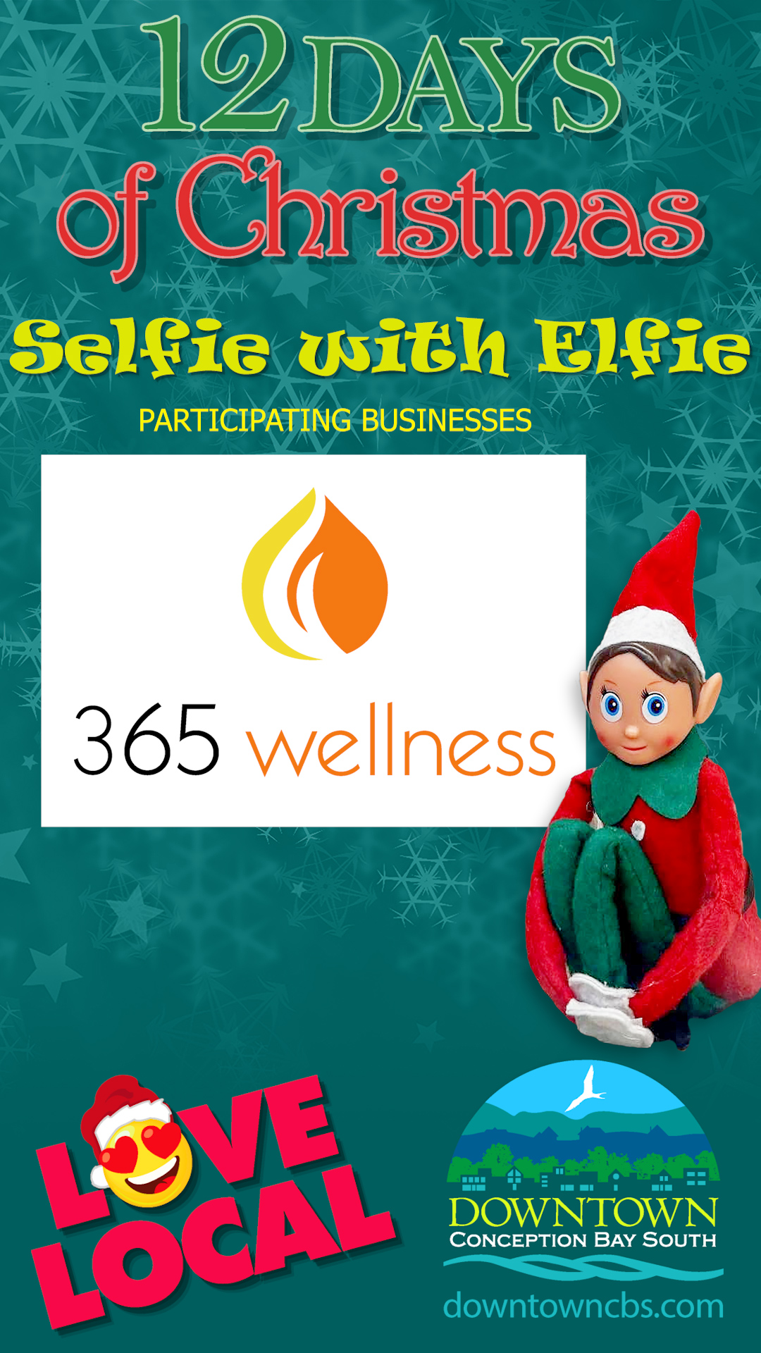 Downtown CBS Twelve Days of Christmas Instagram reel